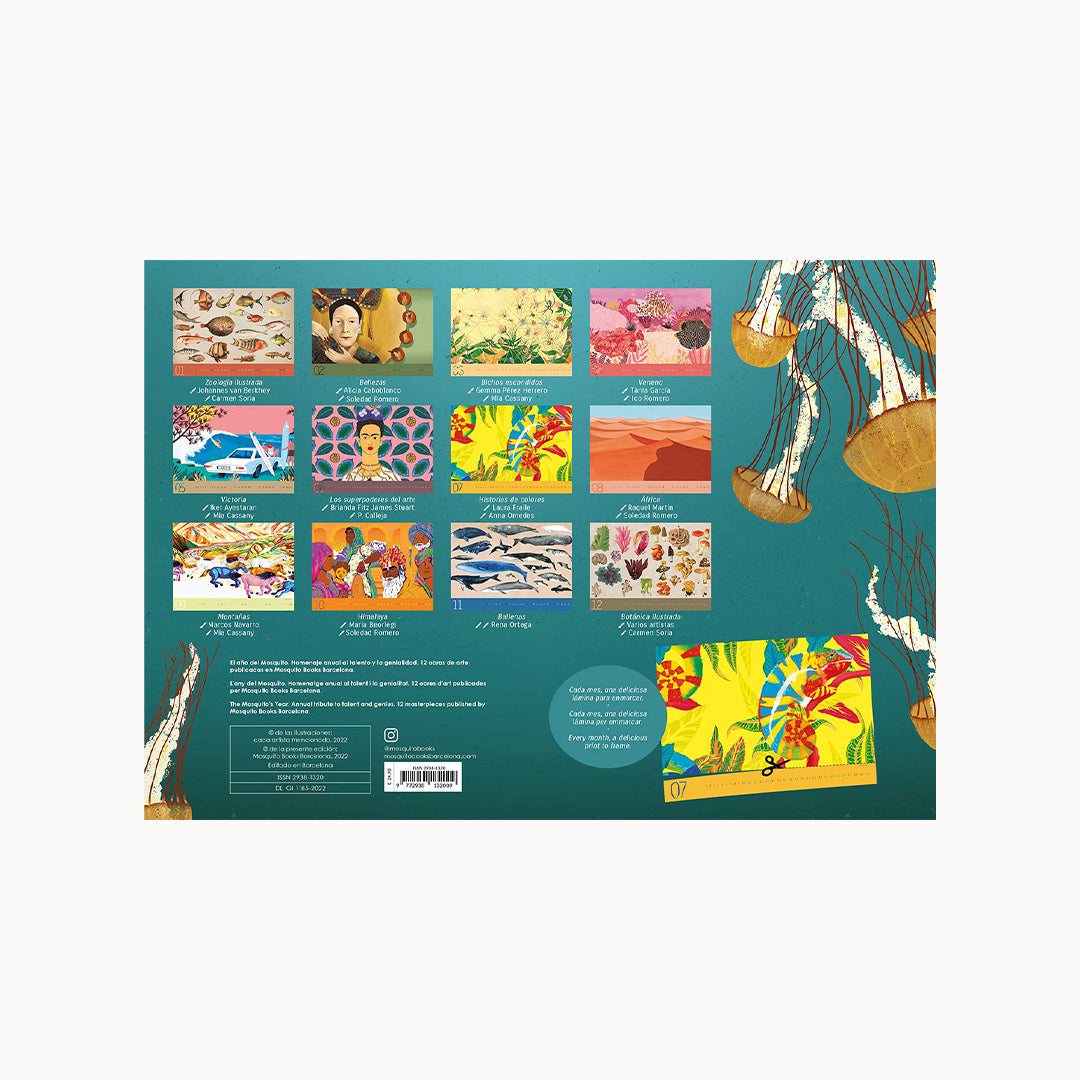 El año del Mosquito: Antología de 12 universos ilustrados Calendario 2023 Edición Limitada